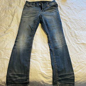 BKE Mens Black Buckle Jeans